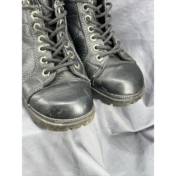Harley Davidson 84280 Women's Motorcycle Boots Size 7.5 Black Lace Up - Picture 7 of 15